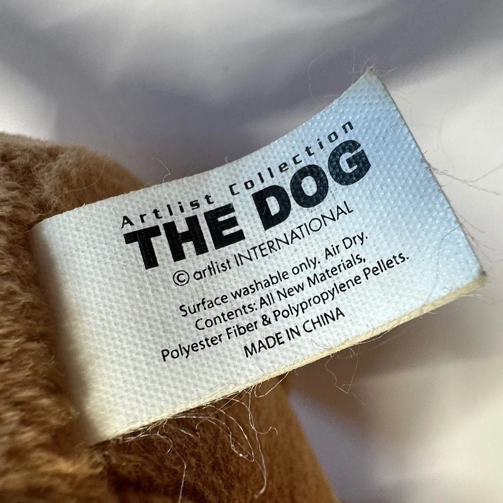 Artlist Collection THE DOG Plush Lot‎ 2 Tan Brown 2002 Play Along